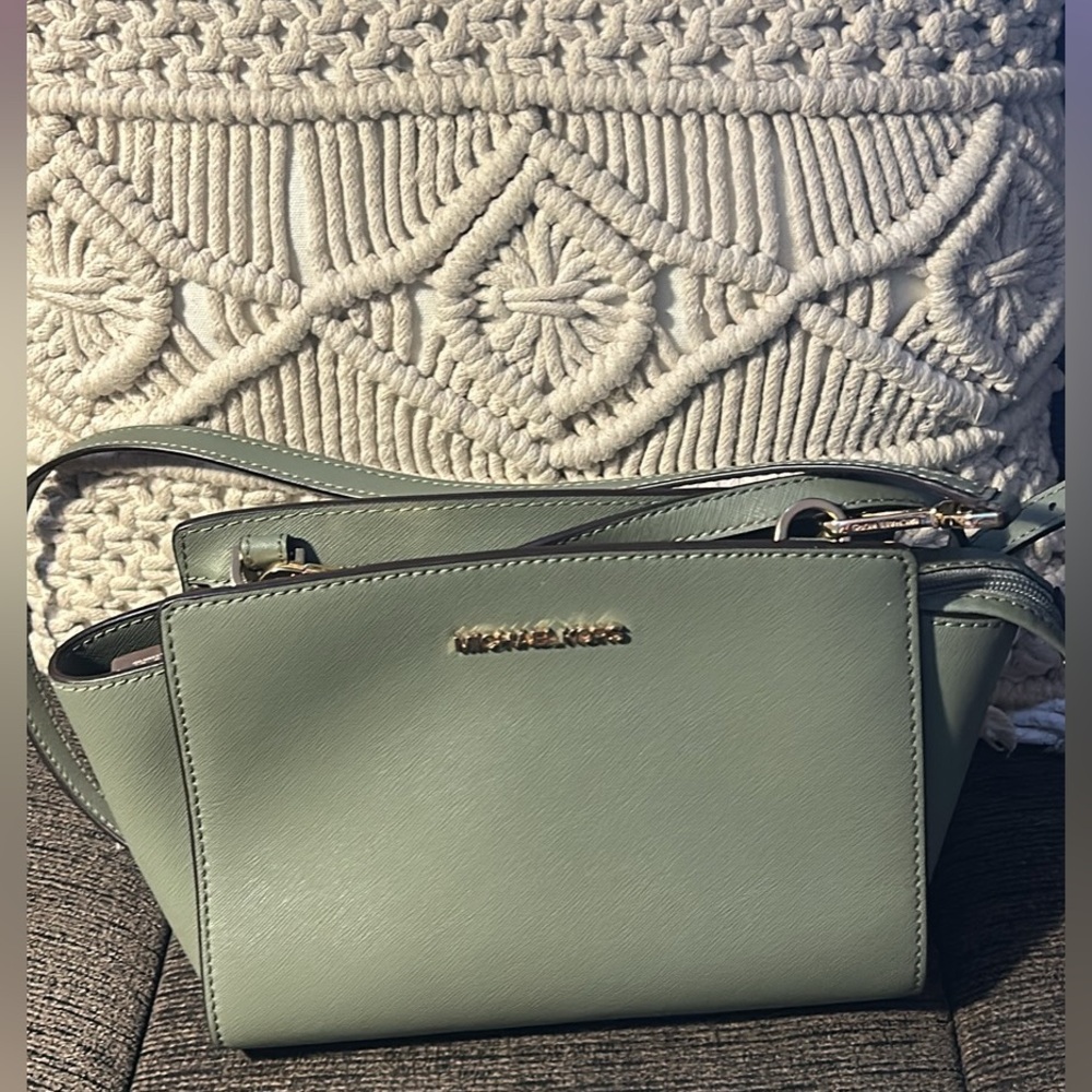 Michael Kors Sage Green Mint Women's Bag and Dustbag.